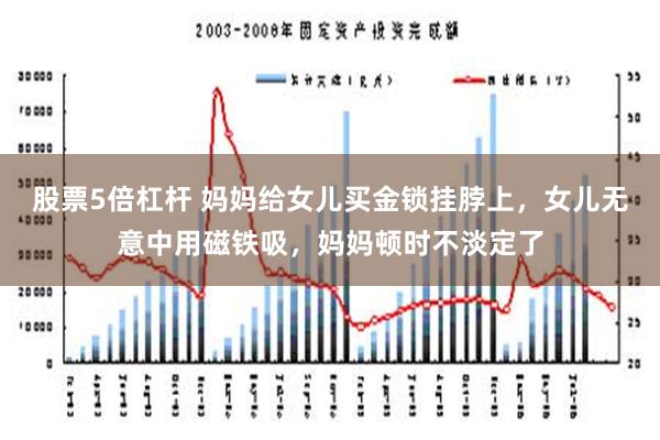 股票5倍杠杆 妈妈给女儿买金锁挂脖上，女儿无意中用磁铁吸，妈妈顿时不淡定了