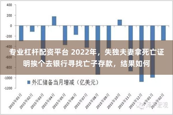专业杠杆配资平台 2022年，失独夫妻拿死亡证明挨个去银行寻找亡子存款，结果如何