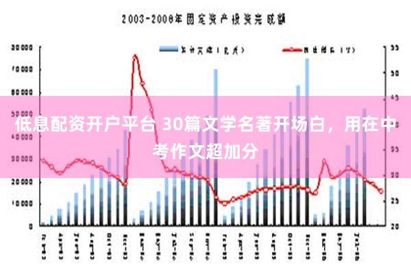 低息配资开户平台 30篇文学名著开场白，用在中考作文超加分