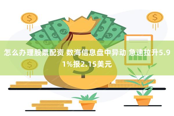 怎么办理股票配资 数海信息盘中异动 急速拉升5.91%报2.15美元