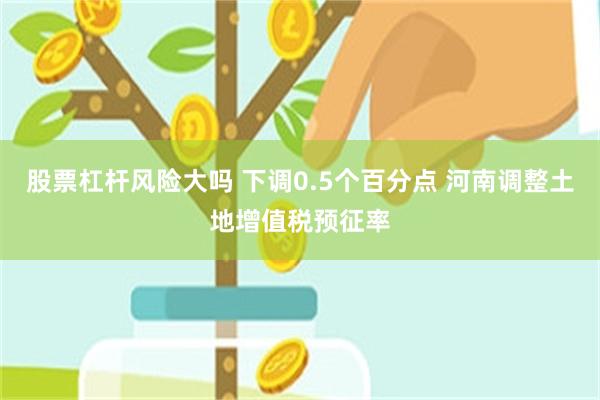 股票杠杆风险大吗 下调0.5个百分点 河南调整土地增值税预征率