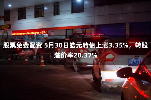 股票免费配资 5月30日皓元转债上涨3.35%，转股溢价率20.37%