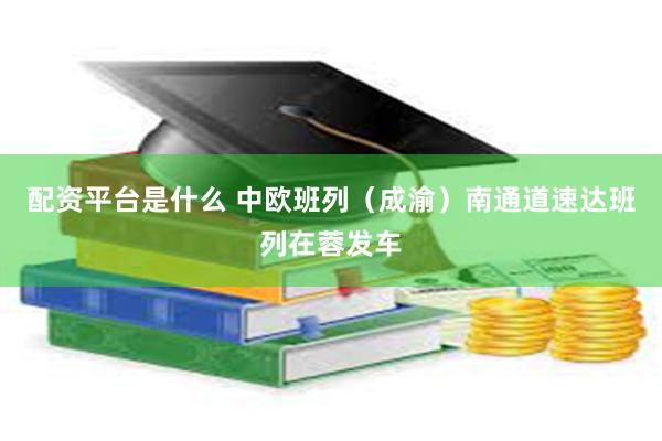 配资平台是什么 中欧班列（成渝）南通道速达班列在蓉发车