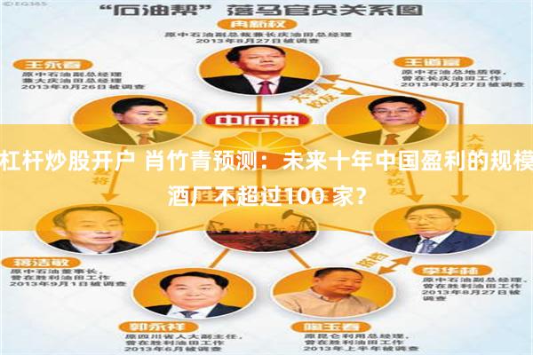 杠杆炒股开户 肖竹青预测：未来十年中国盈利的规模酒厂不超过100 家？